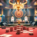 Experience the thrill of casino gaming with xo88's vibrant poker table and roulette wheel.