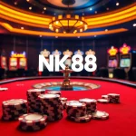 Experience the thrilling atmosphere at NK88 casino with luxurious tables and vibrant games.