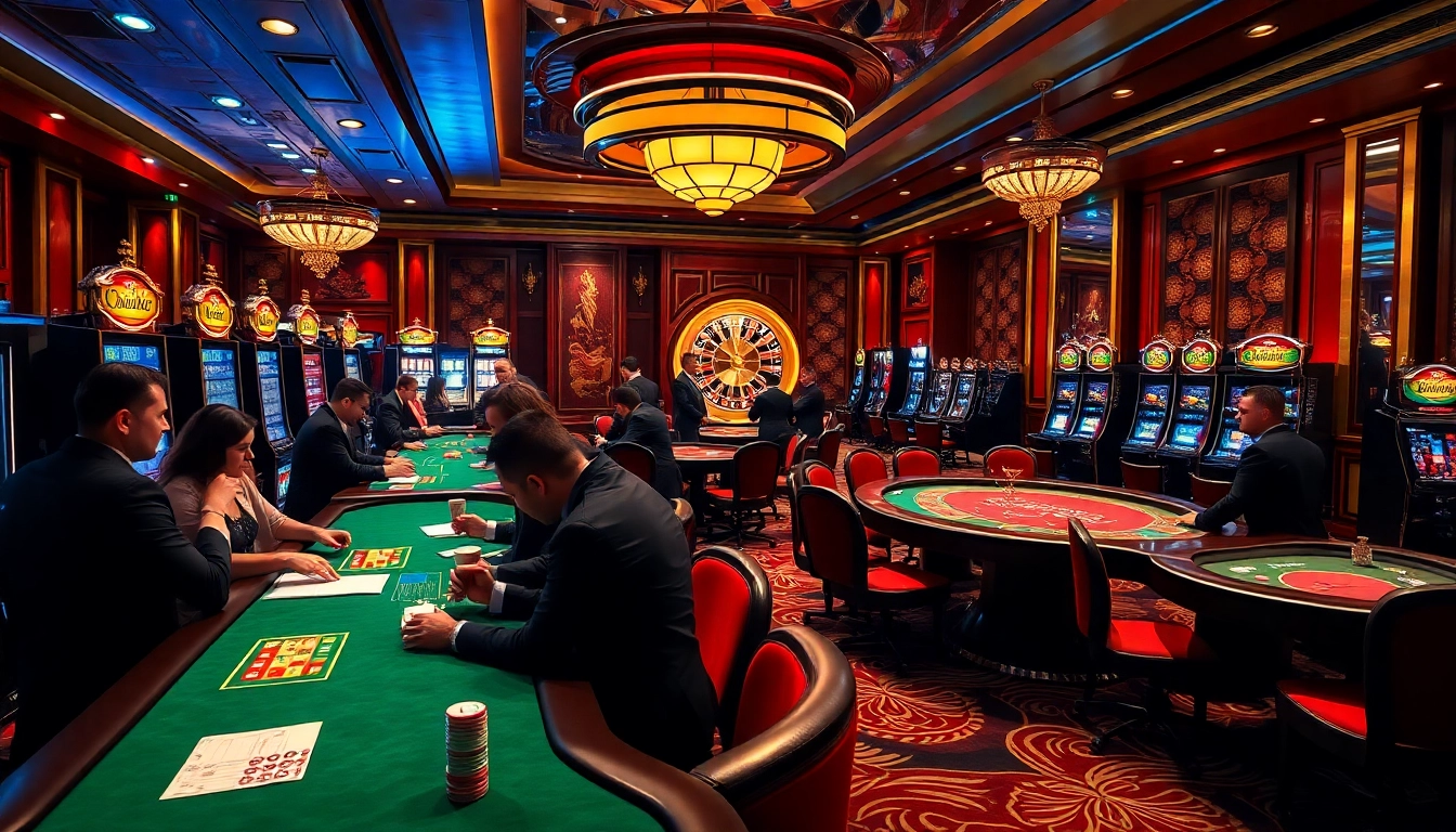 Experience thrilling casino action at 88i with professional players and vibrant game settings.