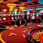 Betting enthusiasts enjoying a thrilling poker game at https://fc88.football/ casino table.