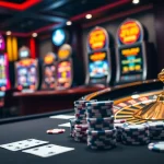 Experience high-stakes gaming at PS99 Casino with vibrant roulette wheels and elegant tables.