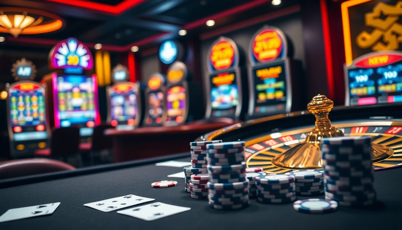 Experience high-stakes gaming at PS99 Casino with vibrant roulette wheels and elegant tables.