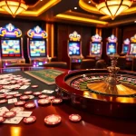 Experience high-stakes excitement with link vào ww88 at the luxurious casino table scene featuring roulette and poker cards.