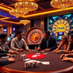Experience thrilling gameplay at TR88 with vibrant poker chips and an exciting roulette wheel.