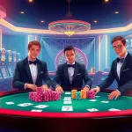 C168 casino scene featuring an exciting poker game with players and luxurious casino elements.