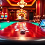Engage in thrilling gameplay at 789P's vibrant casino, featuring blackjack, poker chips, and slots.