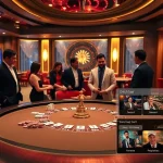 Experience the excitement of MM88 with vibrant casino visuals featuring poker tables and roulette wheels.