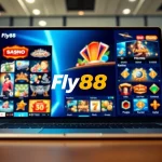 Engaging interface for fly88 showcasing vibrant casino games and user-friendly design.