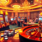 Engage in exciting games at 79KING, featuring vibrant casino action with roulette and poker chips.