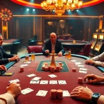 Exciting poker game scene featuring kl99 branding and vibrant casino elements.