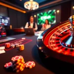 Experience the thrill of gaming at https://c168.sh/ with live poker and a vibrant roulette wheel.