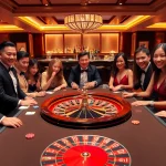 Players winning big at IQ88's stunning casino games with colorful chips and cards.