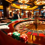 Players enjoying exhilarating roulette at RR88 casino, showcasing luxury and excitement.