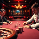 Experience thrilling high-stakes poker at F8BET, featuring engaging players and vibrant casino ambiance.