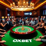 Experience luxury gambling with OXBET at vibrant roulette tables and thrilling slot machines.