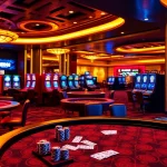 Players enjoying an exciting HB88 gaming experience at a modern casino.