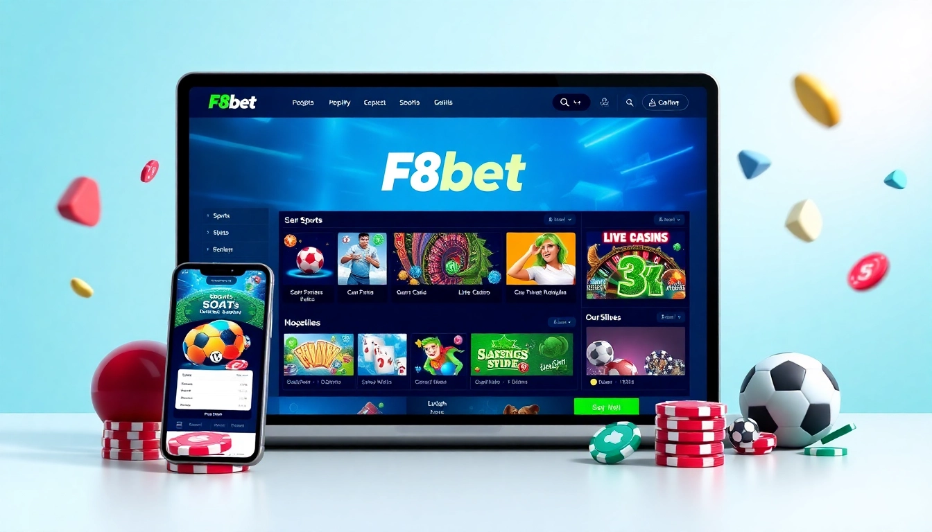 Experience F8bet's exciting online gaming platform with vibrant betting options and user-friendly interface.