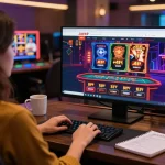 Engaging session at the Jaya9 Casino, featuring a modern online gaming setup with live dealer interaction.
