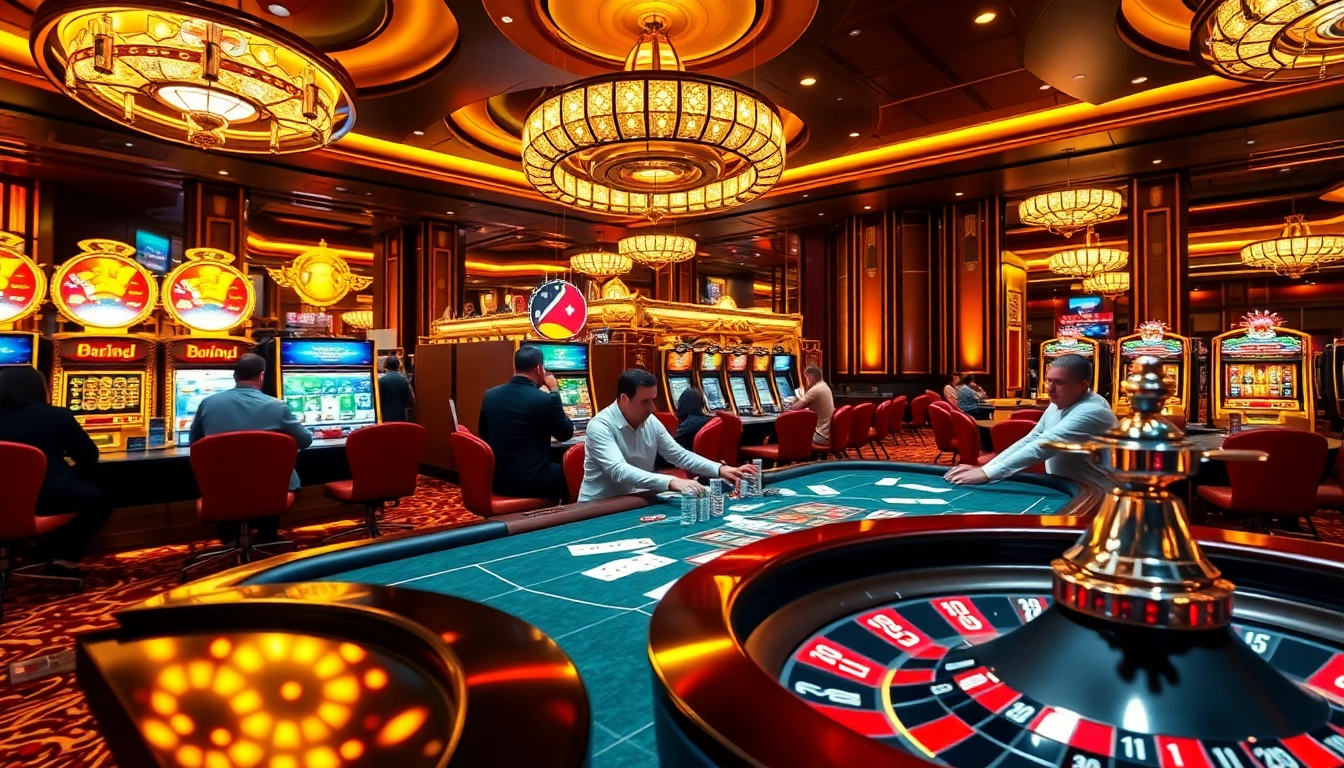 Experience the thrilling excitement of gambling at Mocbai's luxury casino tables.