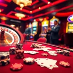 Experience the thrill of gambling with XX88's luxurious poker table and roulette wheel.