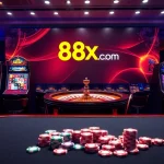 Experience thrilling gameplay on 88xx.co.com with exciting casino elements and a luxurious atmosphere.