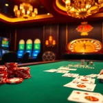 Experience intense gaming action with XX88's luxurious poker table and vibrant slots.