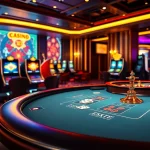 Experience thrilling gameplay at https://x88f.design/ with luxurious casino visuals showcasing poker and slot machines.
