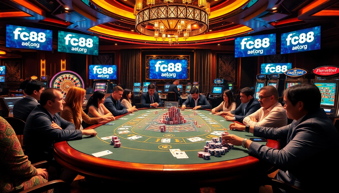 Engage in high-stakes excitement at fc88.ae.org with vibrant casino games and poker tables full of action.
