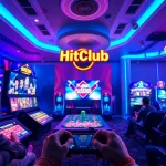 Engage with Hitclub's vibrant gaming experience featuring slots, card games, and live casino action.