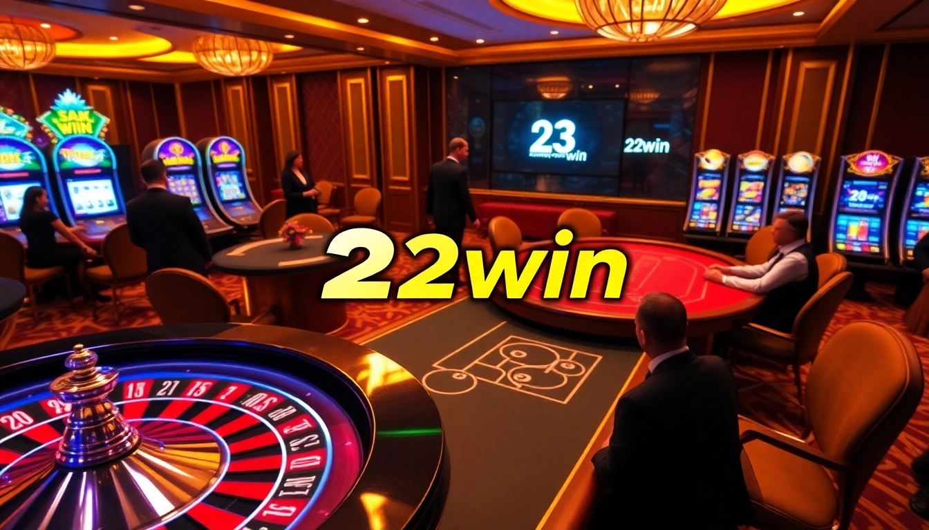 Experience the thrill of winning at 23win with vibrant casino games and elegant atmosphere.
