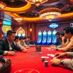 Players at the 98WIN casino table experience the thrill of high-stakes poker while managing their bets.