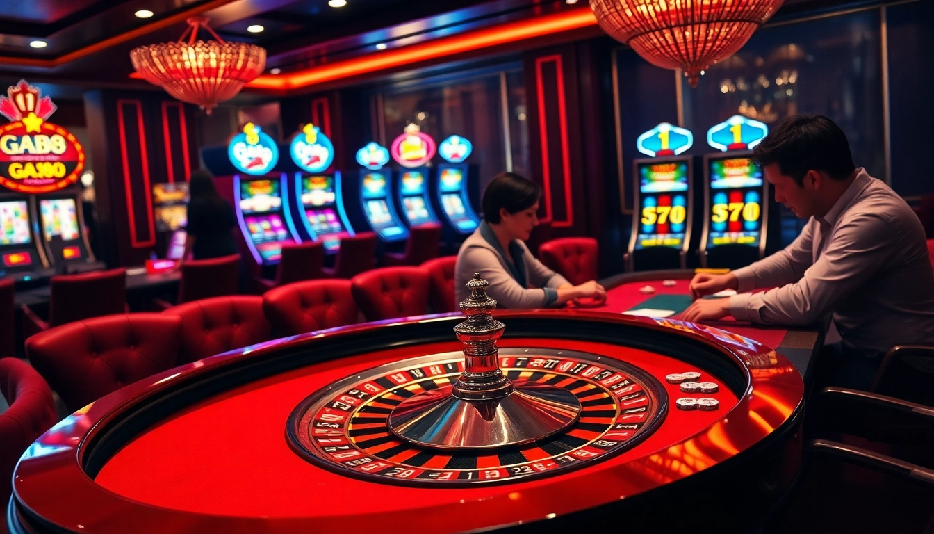 Experience the excitement at GA88 with players enjoying a luxurious roulette game.
