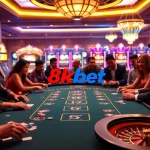 8kbet enhances the excitement of casino gaming with vibrant poker and roulette action.