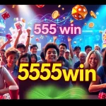 Experience the thrill of online gaming with 555win as vibrant gamers engage in exciting slots and casino action.