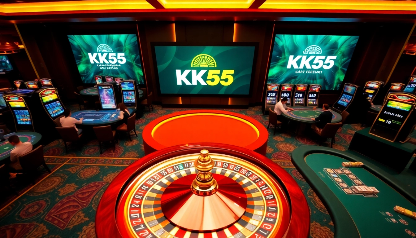Experience unparalleled gambling excitement at KK55's luxury online casino.