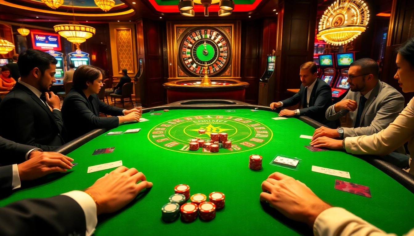 Experience the thrill of high-stakes betting at bong88's luxurious casino tables.