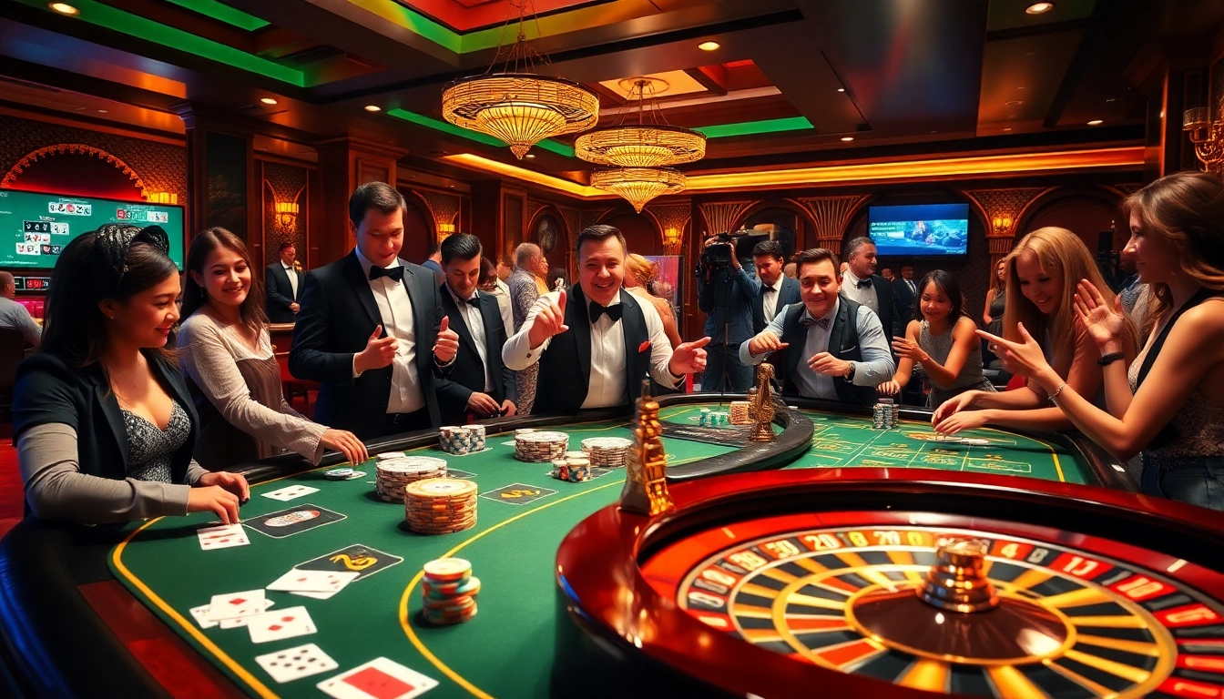 Engage in exhilarating gaming experiences as players enjoy high-stakes action at a luxury casino table - haywin.