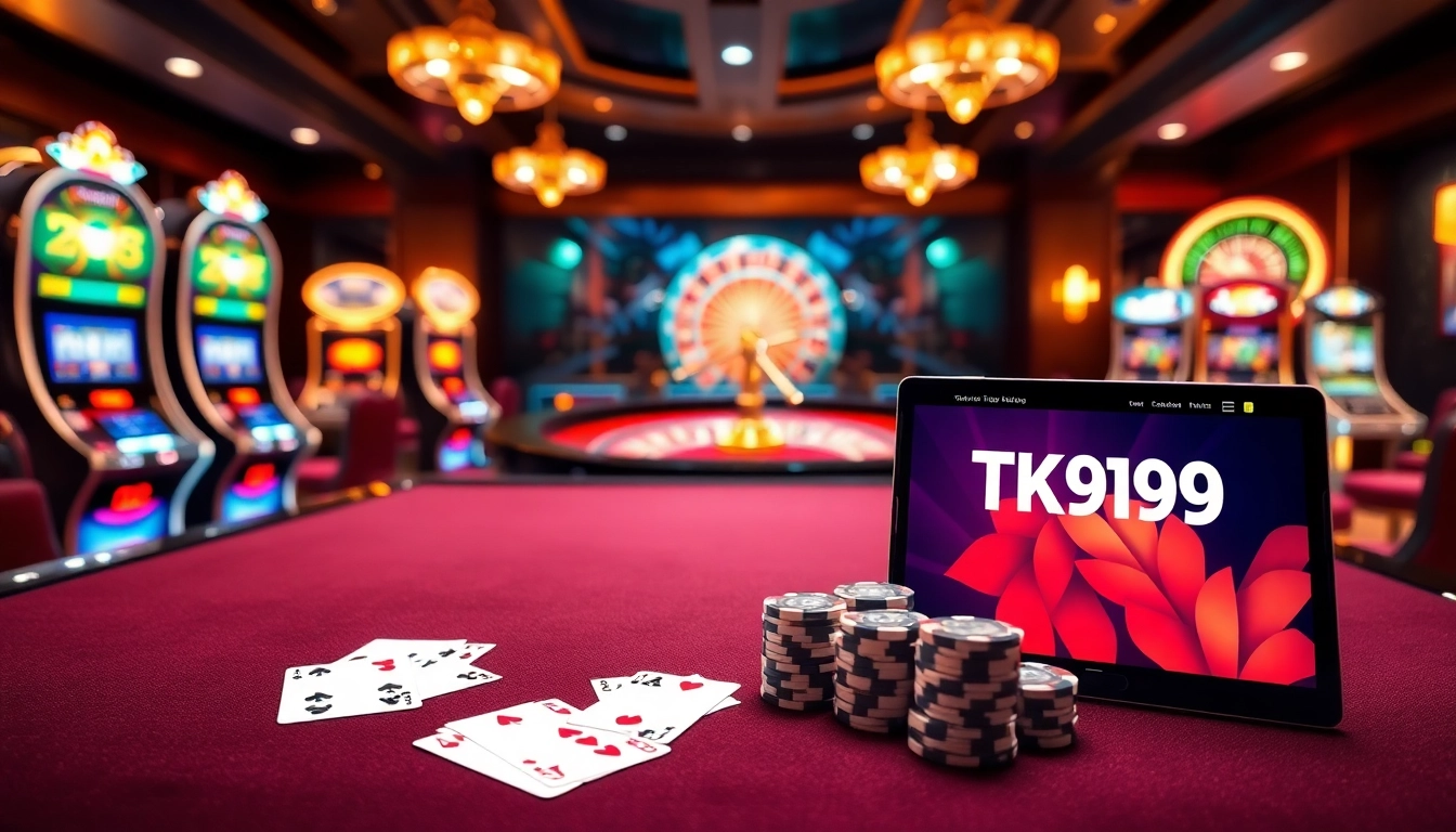 TK999 players enjoying an immersive gambling experience at a luxury online casino.