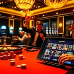 CK444 players enjoying a thrilling casino experience with professional dealers and high-stakes gambling.