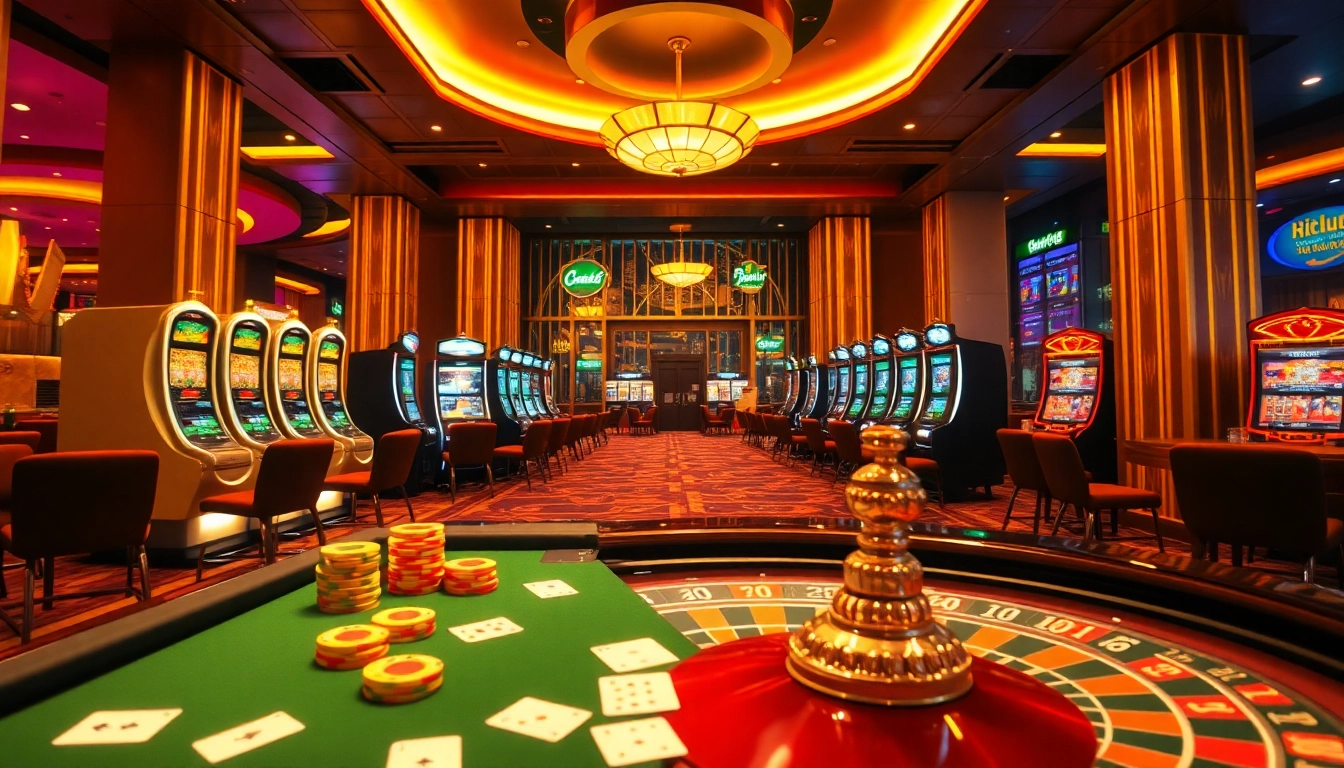 Experience the excitement of Hitclub nổ hũ with vibrant casino visuals and thrilling gaming elements.