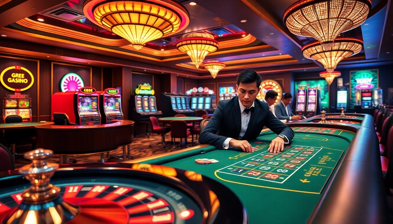 Experience the thrill of high-stakes play at 98win's luxurious casino tables and vibrant slot machines.
