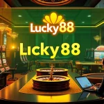 Gambling action at Lucky88, showcasing vibrant online casino games and elegant player experiences.