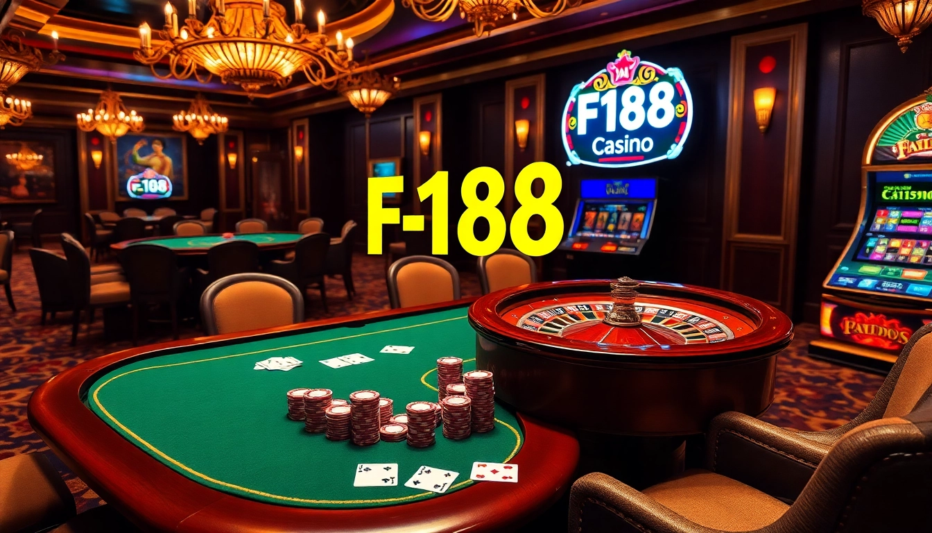 Engage in thrilling casino action at f168 with exciting poker games and spinning roulette wheels.