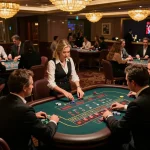 Experience thrilling gameplay at 789BET casino with players engaged at roulette tables.