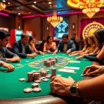 Experience the thrill of high-stakes gambling at https://mm88.moe/, featuring an exciting poker game setting.