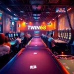 Exciting online gaming scene featuring Twin68, showcasing players engaging in various games with vibrant atmosphere.