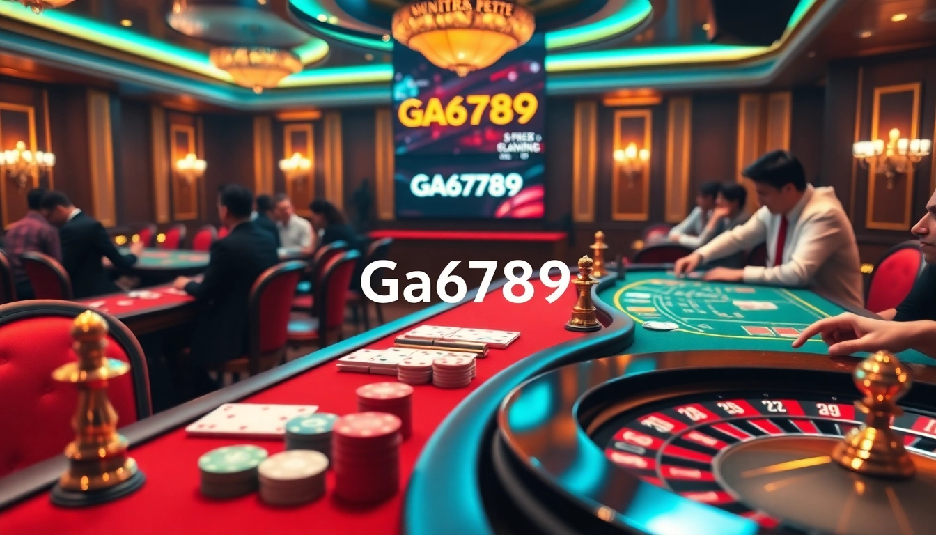 Experience high-stakes gaming at Ga6789 with dynamic card games and roulette action.