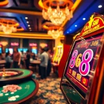 Experience exhilarating gameplay on the Lucky88 slot machine with vibrant action and thrilling colors.