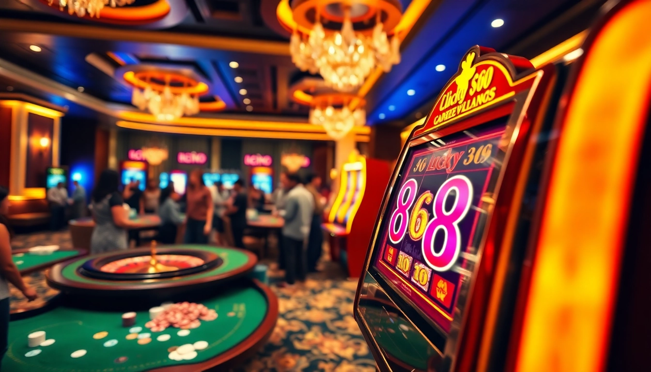 Experience exhilarating gameplay on the Lucky88 slot machine with vibrant action and thrilling colors.