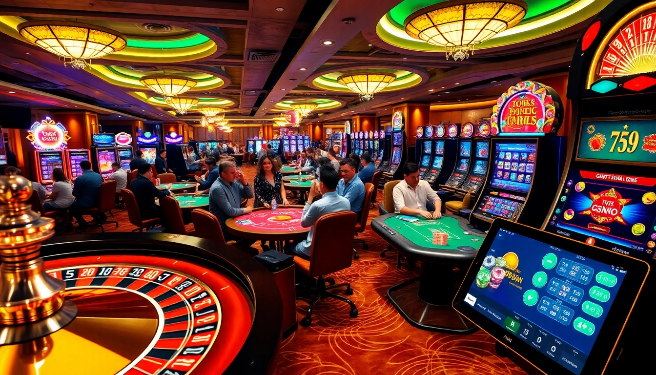Players engaging excitedly in games at 789win's vibrant online casino, feeling the thrill of gambling.